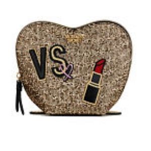 Victoria’s Secret heart shaped beauty bag